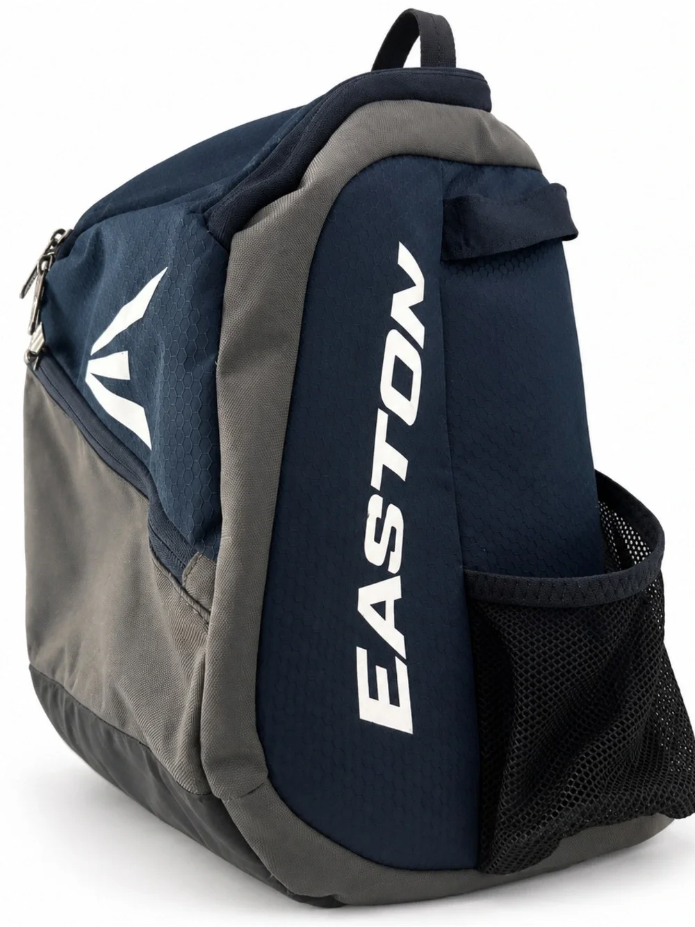 Youth Gray & Navy Compact Sling Bag - Athletic Logo